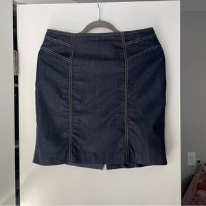 caché contrast stitch skirt